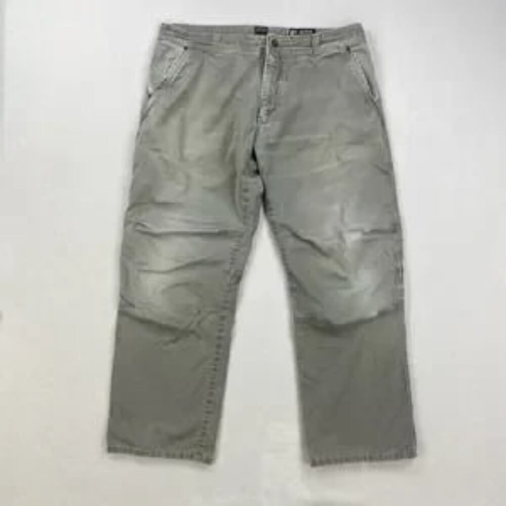 Kuhl Slackr Pants Mens Size 38x29 Grey VintagePatina Dye Outdoors Hiking Casual